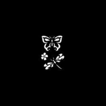 Stencils 7X10 cm - Dragonfly Butterfly - Svart