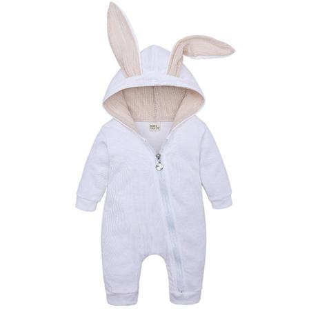 Härlig Söt Baby Kaninöron Bomull Huva 59 Cm