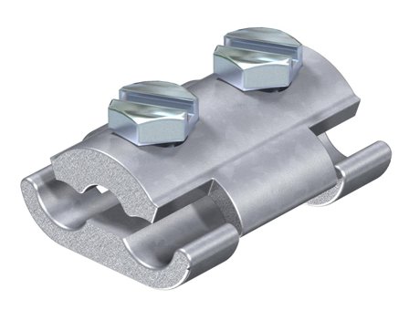 Obo Bettermann 5315506 Klemme med skruer, varmforsinket stål, Jording & lynavledere