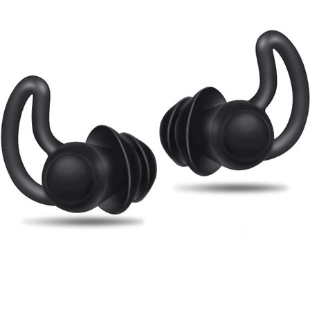 2 par Ultrakomfortable støyreduserende ørepropper i silikon