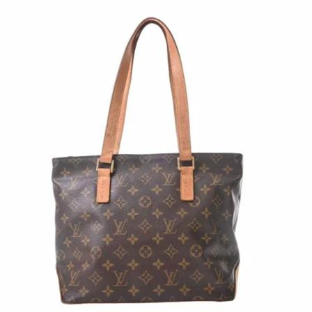 Louis Vuitton Vintage Pre-owned Cabas Piano Monogram Tote Taske Brun, Dame Vintage Tasker, Størrelse: ONE Size