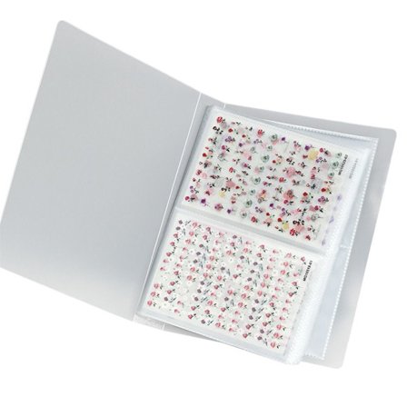 Nail Art Stickers Opbevaringsbog 20,5X15,5CM4 4