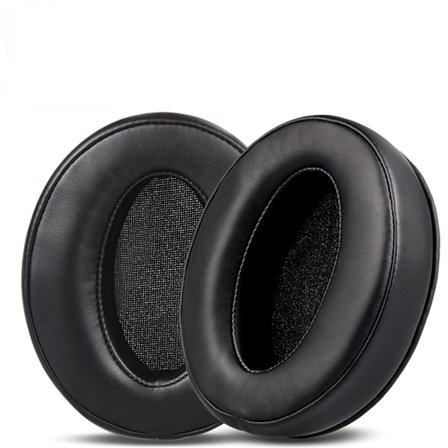 Udskiftning af ørepuder til Sennheiser HD4.50BT HD4.50BTNC HD4.40BT, ørepuder til headset med slidstærkt læder og behagelig svamp - sort