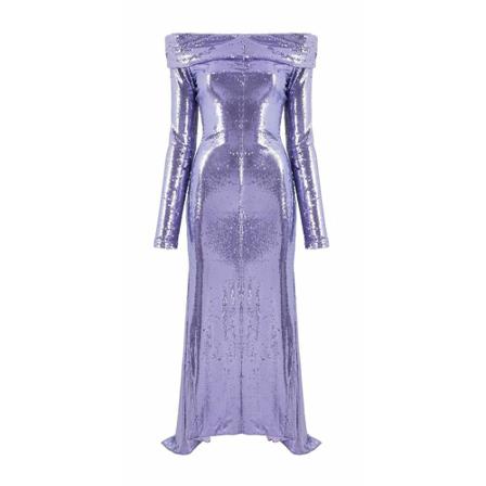 The Attico, Dress Paars, Dames, Maat:S