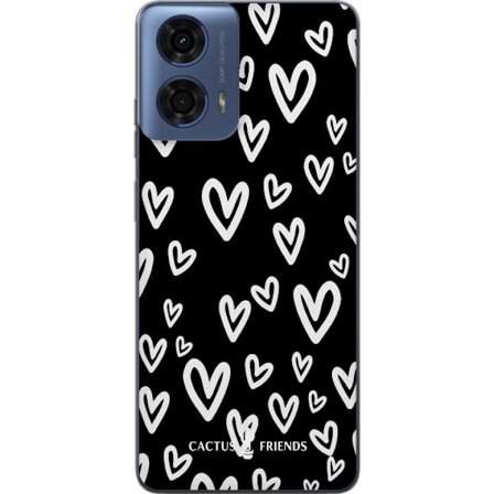 Yhteensopiva Puhelinkuori Motorola Motorola Moto G04 Cactus and Friends - Handdrawn Love Chaos