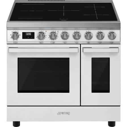 Smeg CPF92IM Portofino induktionskomfur 84,8 kg, hvid | KitchenOne