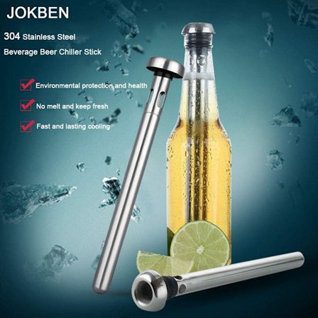 Øl-kølestav i rustfrit stål til drikkevarer - Flaske-kølestav I