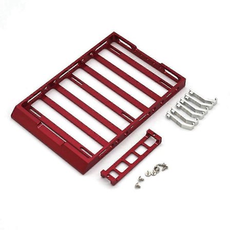 For 1/18 Rochobby Fire Horse Metall Takstativ Med Sidestige Rc Bil Oppgraderingsdeler, 1