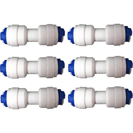 Nature's Water 1/4" Jääkaapin pakastimen letkun liitin, 6 kpl