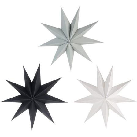 30cm paperitähtikoriste, yhdeksän sakaraa, paperitähtikoriste