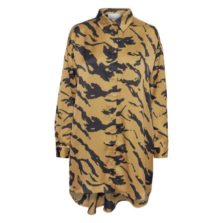 My Essential Wardrobe EveMW Boxy Shirt Gul, Dame Skjorter