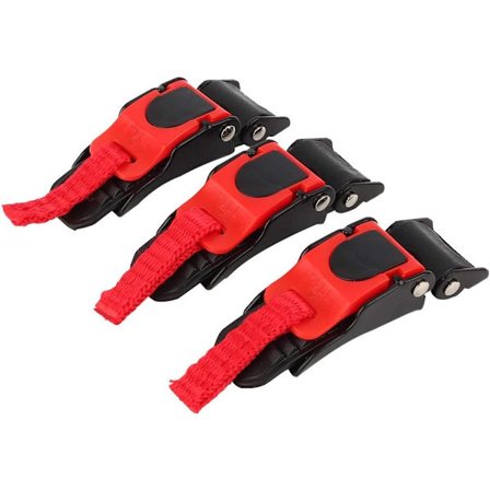 Motorcykelhjelm Spænde, 3X Plastik Hjelm Spænder Hurtigudløsning Kinnrem Spænde Trækspænde til Cykel