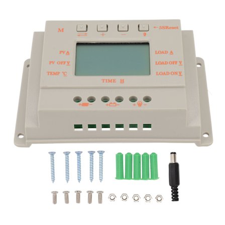 12V 24V 20A MPPT Solcellsladdningsregulator Solcell Fotovoltaisk Kraftgenereringssystem Solpanel Laddningsregulator
