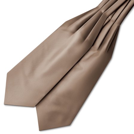 Tan Satin Cravat for Men - Cravats