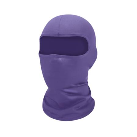 Sommer Pustende Sykkelhette Anti-UV Balaclava Menn Full Face M Purple