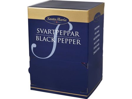 Santa Maria Svartpeppar portion 2g 1500/fp - Lyreco - Kök och servering - Ätbart - Socker kryddor och salt
