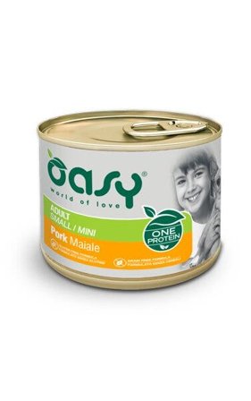 Oasy Grain Free Cibo Umido Per Cani Adulti Maiale Taglia