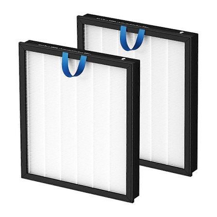 2 Pakker Luftrenser Erstatningsfilter for LEVOIT Vital 100S