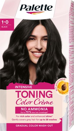 Schwarzkopf Tonings farve 1-0 Black, Hår, Hårfarve, Toningsfarve