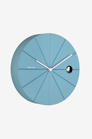 Karlsson - Veggklokke Destacado Cuckoo - Blå - Veggklokker & bordklokker - Fra Homeroom
