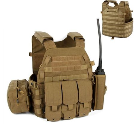 Hunting Plate Carrier Nylon Pouch Gear Tactical Väst