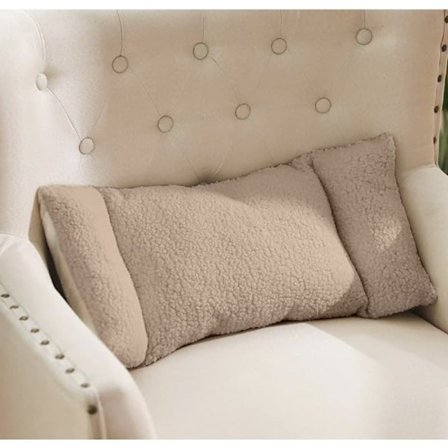 Ryggpute Lendevpute 3-trinns Justerbar for Kontorstol & Sofa Polyester Håndvaskbar Grå_TF_TF