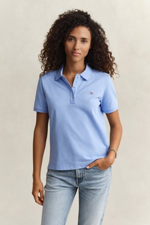 GANT Damen Piqué Poloshirt (XS) Blau
