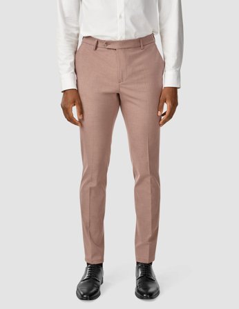 Shaping New Tomorrow - Essential Suit Pants - Dusty Lilac Melange - Slim Fit - Herre - Størrelse 32/32