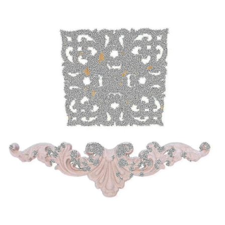 Tredekor Europeisk Stil Applikasjon Ekte Treskjæring