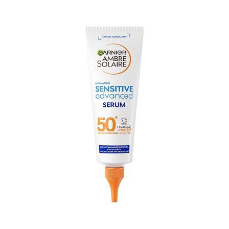 Garnier Ambre Solaire Sensitive Advanced Serum SPF 50+ 125 ml, Skincare, Solcreme, Solcreme Til Ansigtet