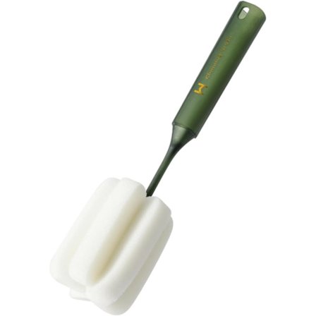 Pulloharja, viinilasipullo harja, vesilasipullo harja, teekannu harja, pitkäkahvainen sieni