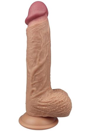 Lovetoy Dual-Layered Silicone Dildo 21,5 cm
