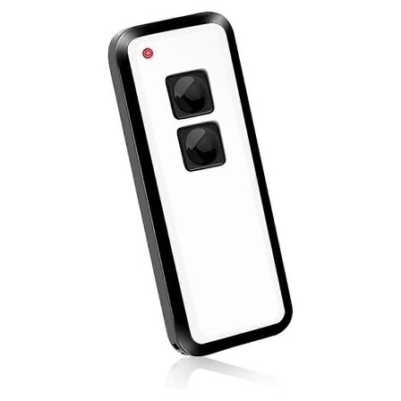 Kompatibel med Novoferm MINI-NOVOTRON 522 524 433MHZ garageportsfjernbetjening med rullende kode, hvid og sort, A