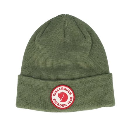 Fjällräven - Verde cuff Beanie - Kids 1960 Logo Hat Caper Green Cuff @ Hatstore
