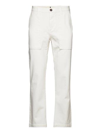 Akjan Twill Pant White Anerkjendt