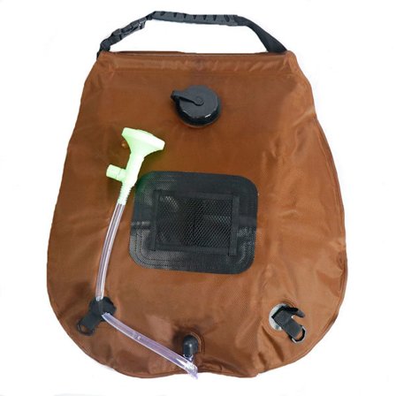 Vattenpåsar Värme Camping Dusch BRUNT BRUNT