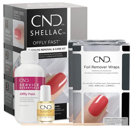 CND Shellac Offly Fast Remover Gaveæske, Gaver, Gelénegle, Aftagning