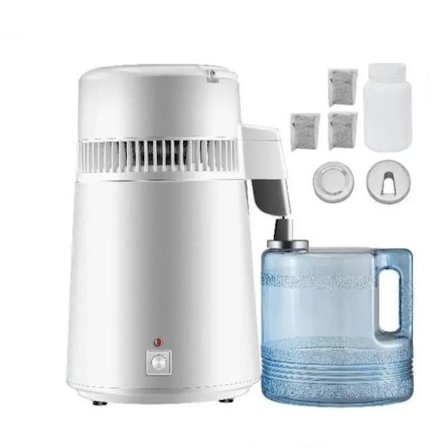 Gedestilleerd Water Machine, 4L Capaciteit, 750W Vermogen, Roestvrij Staal