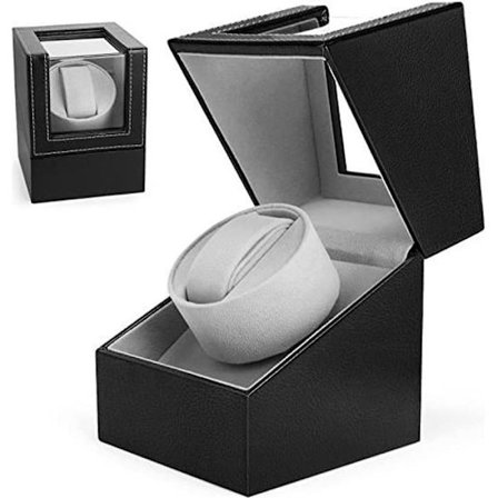 Urværk, Urværk Etui Automatisk Optræk Læder Urkasse med Støjsvag Motor til