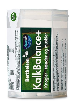 Berthelsen Kalk Balance+ 180 tabl., Helse & Madvarer, Mineraler, Kalk