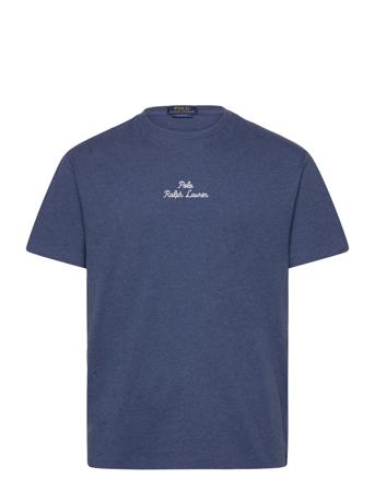 Classic Fit Logo Jersey T-Shirt Tops T-shirts Short-sleeved Blue Polo Ralph Lauren