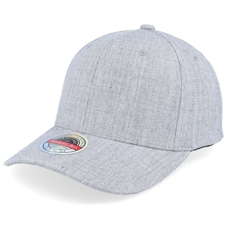 Mitchell & Ness - Šedá adjustable Kšiltovka - Blank 110 Flexfit Grey Adjustable @ Hatstore