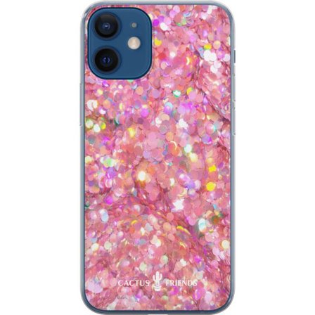 Yhteensopiva Puhelinkuori Apple Apple iPhone 12 Cactus and Friends – PinkGlitter