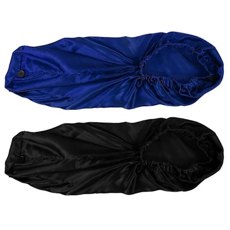 2 kpl Satiinipäähineet Silkki Yöpipo Hiustenhoito Yöpipo Letit Satiini Dreadlocks Pipo