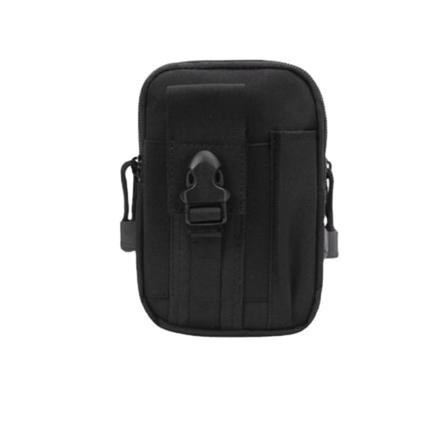Menn kvinner Fanny Pack midjeveske Stor kapasitet Herre utendørs mobiltelefon Løping Trening Kamuflasje Taktisk Black black line