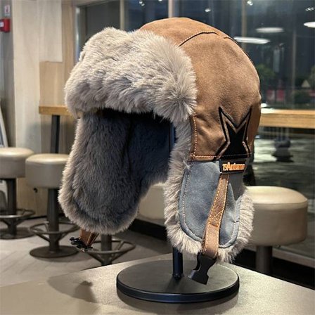 Unisex vinterlue, øreklafflue, varm skihue, unisex pilotlue