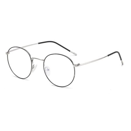 Anti-Blue Light Briller Oversized Briller SORT SØLV SORT