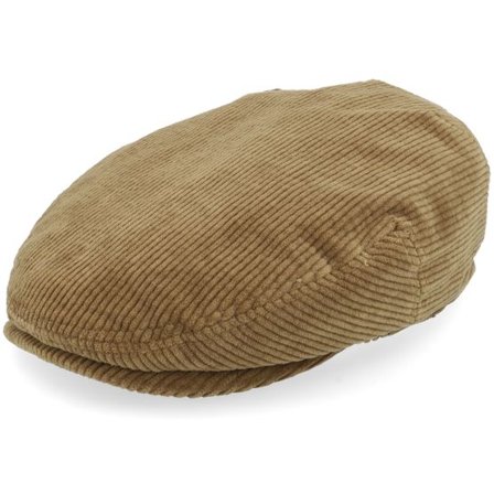 Lierys - Beige flatcap Keps - Driver Cap Corduroy Beige Flat Cap @ Hatstore