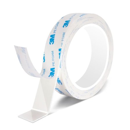 Erittäin vahva kaksipuolinen asennusteippi - PE-vaahto - Pysyvä sisä-/ulkokäyttöön (20mm x 3m)