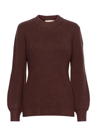 Srjenny Ls Knit Brown Soft Rebels